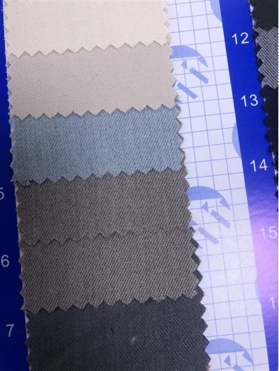 SZ-SMH TR雙斜 成份：83%滌 13%人棉 4%氨綸  克重：160g 側面照